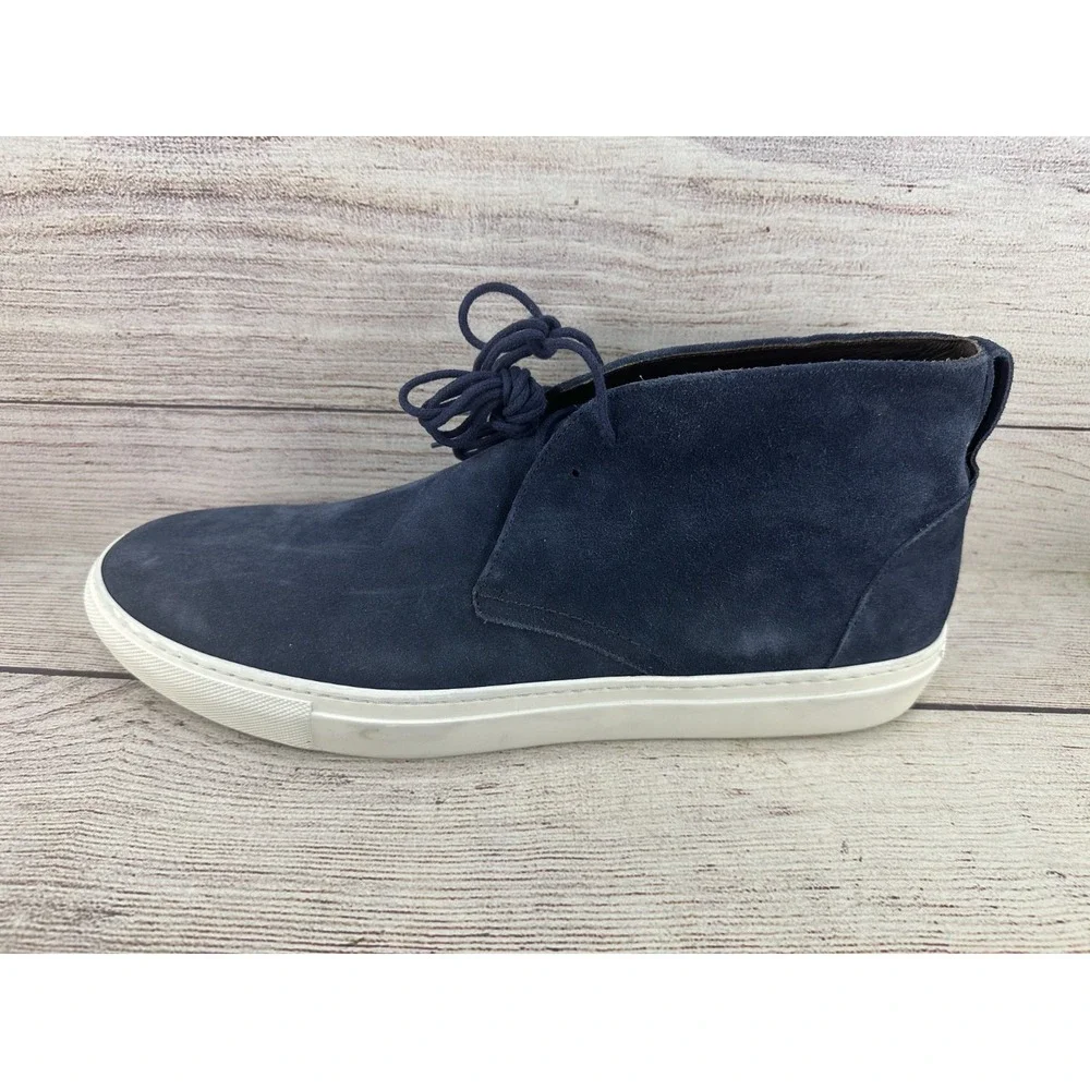 To Boot New York Adam Derrick Woodrow Navy Blue Suede Men's Casual Shoes Size 12